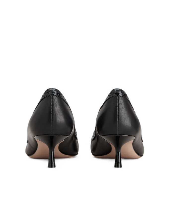 Shop Roger Vivier Viv' In The City Pumps In Leather In Black