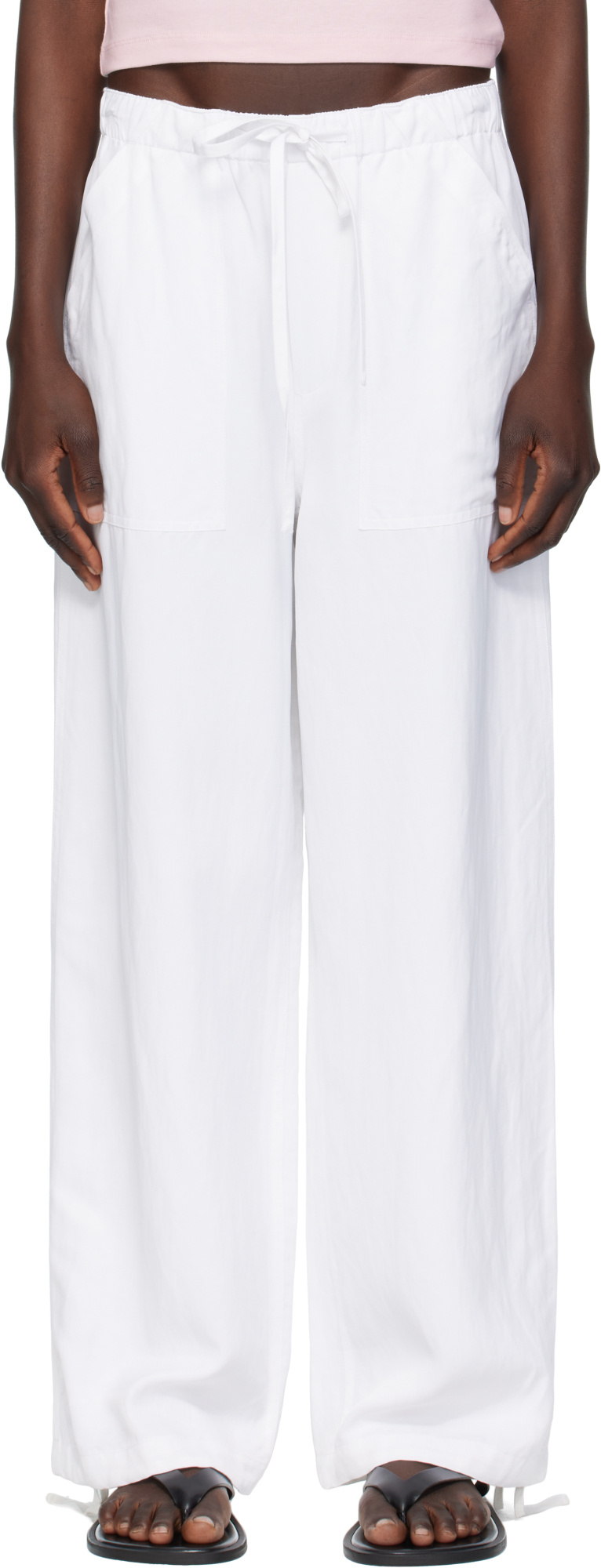 Rag & Bone Adina Beach Pants In White