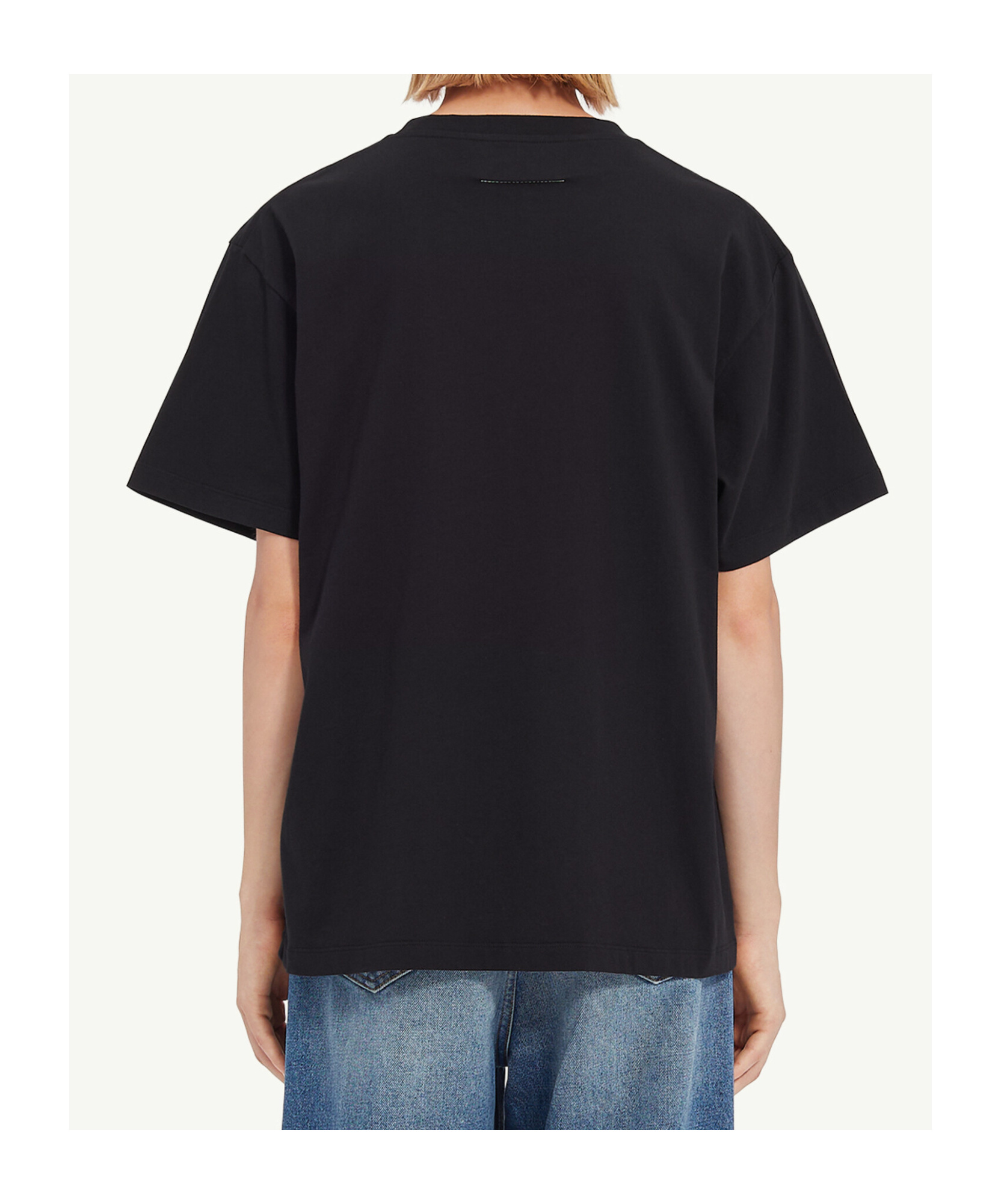 Mm6 Maison Margiela Text-print T-shirt In Black