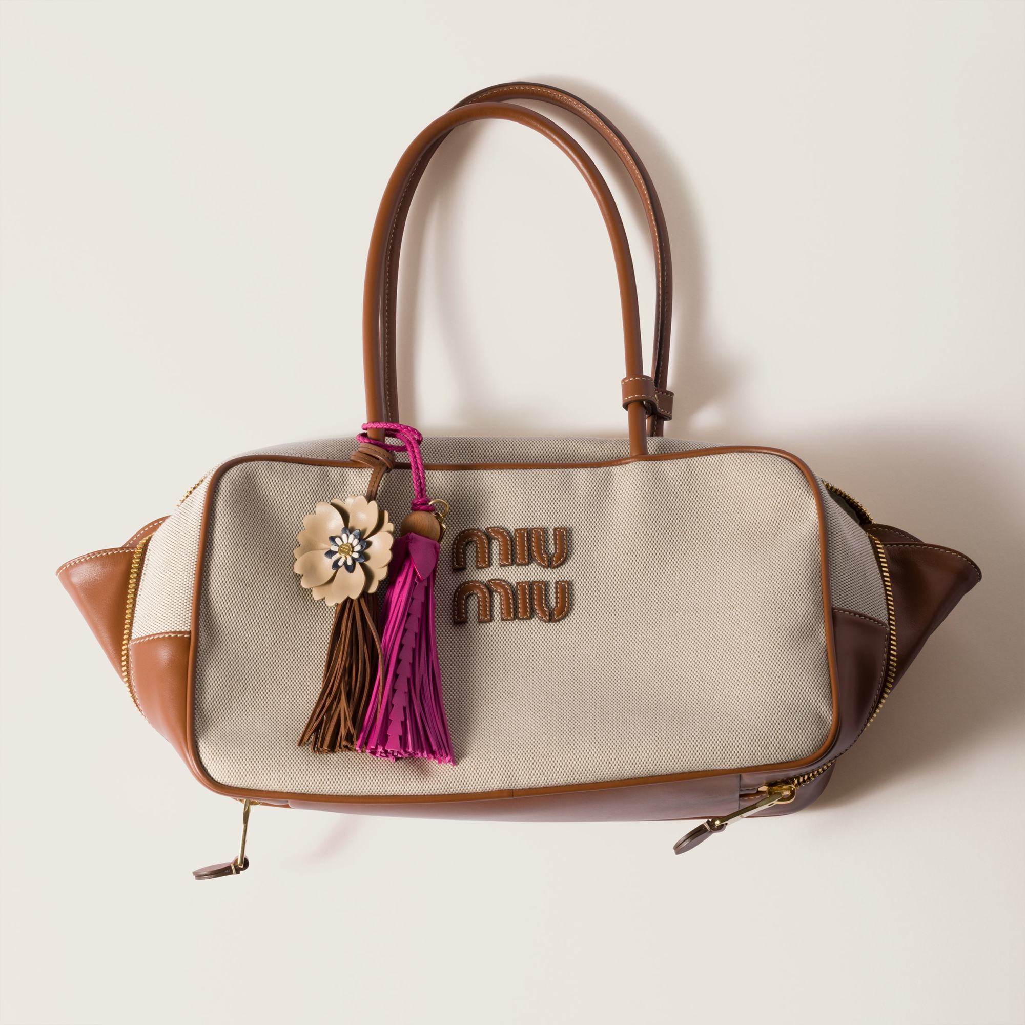 Miu Miu Nappa Leather Trick In Brown