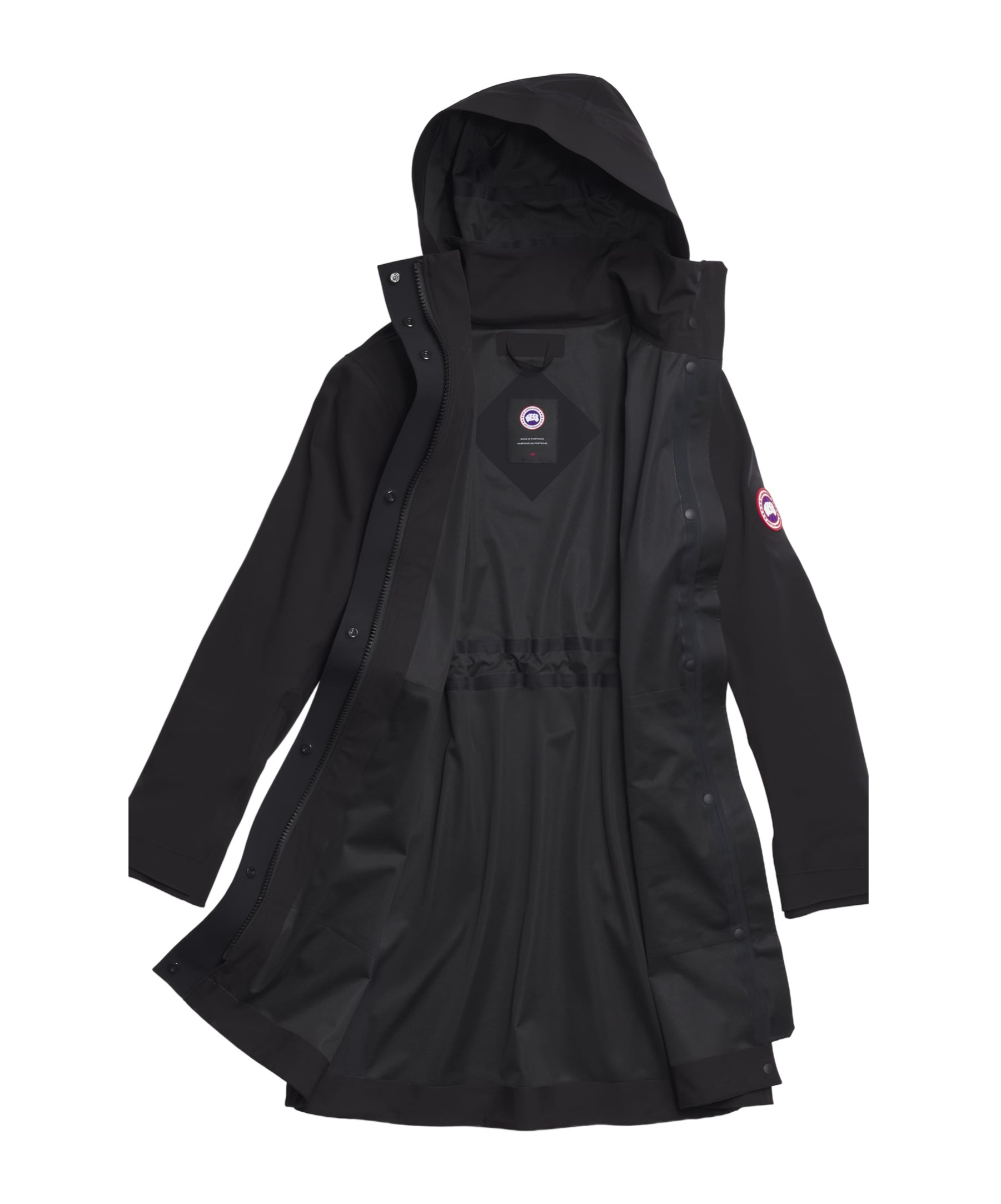 Canada Goose Cardero Rain Jacket In Black
