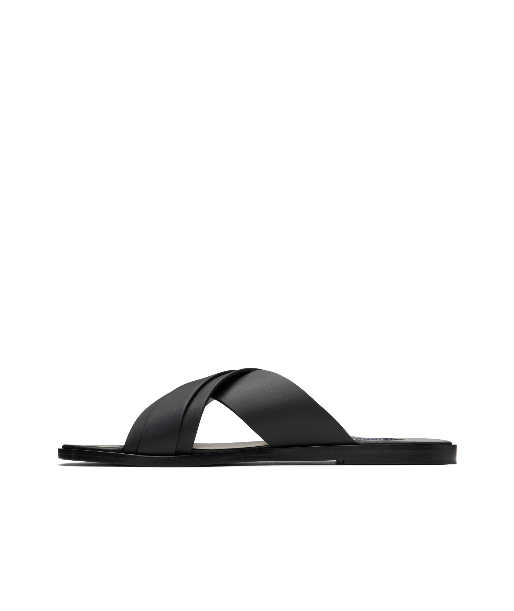 Tom Ford Mens Preston Crossover-strap Leather Sandals Blac