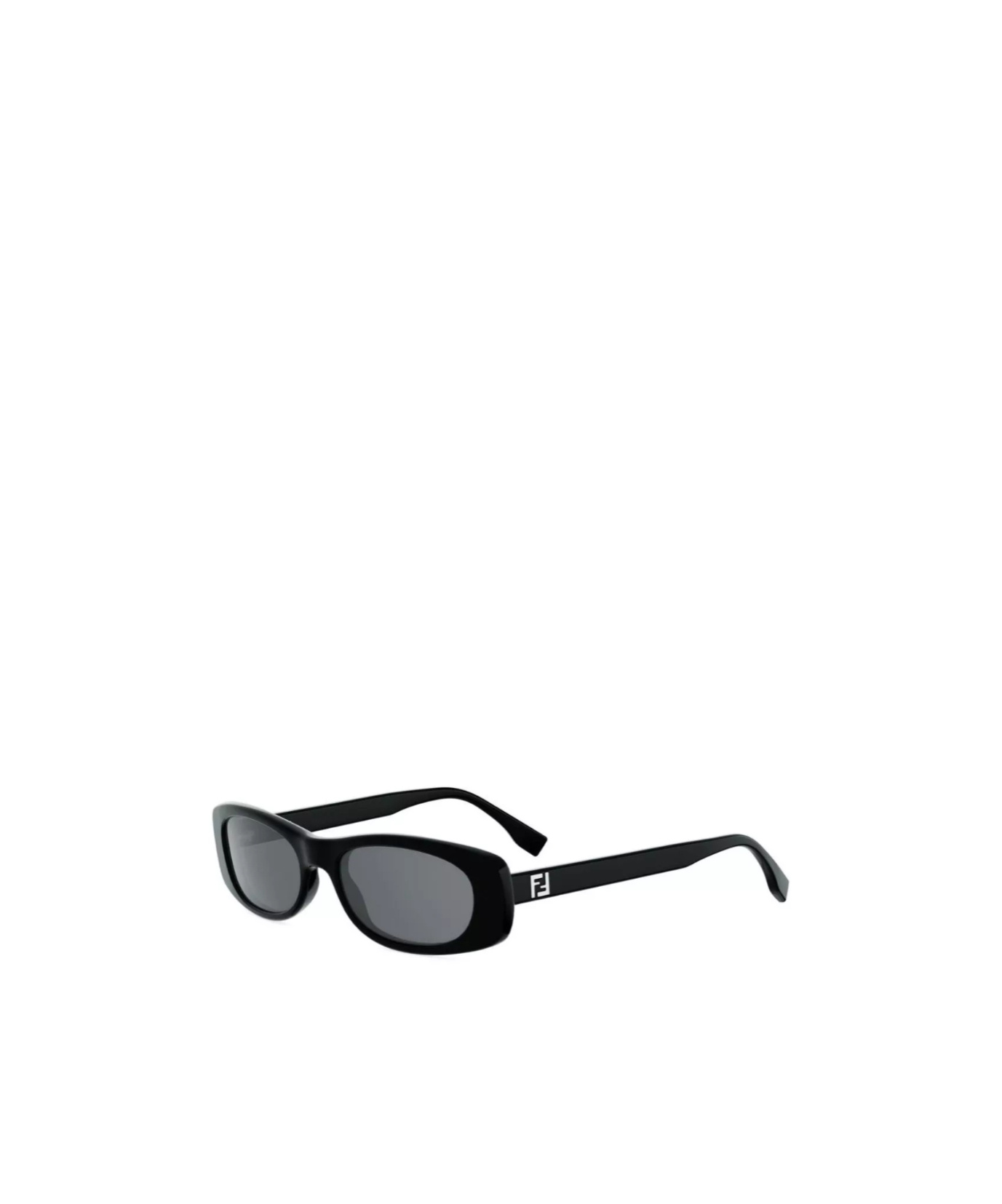 Fendi Geometric Frame Sunglasses In Black