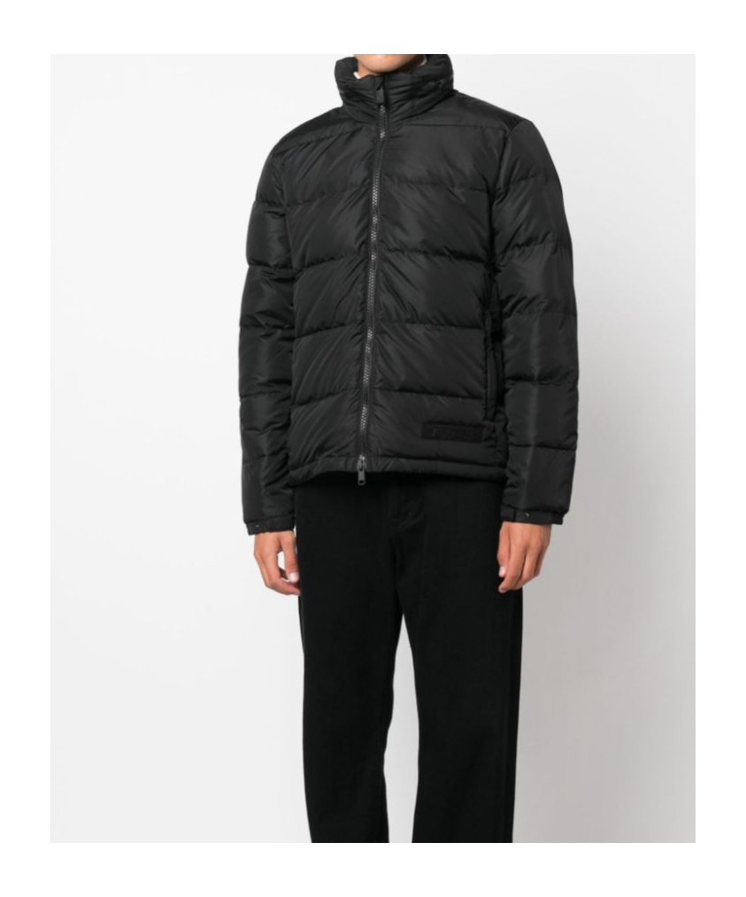 Aspesi Giub. Pocoelastico Puffer In Black Polyamide In Black