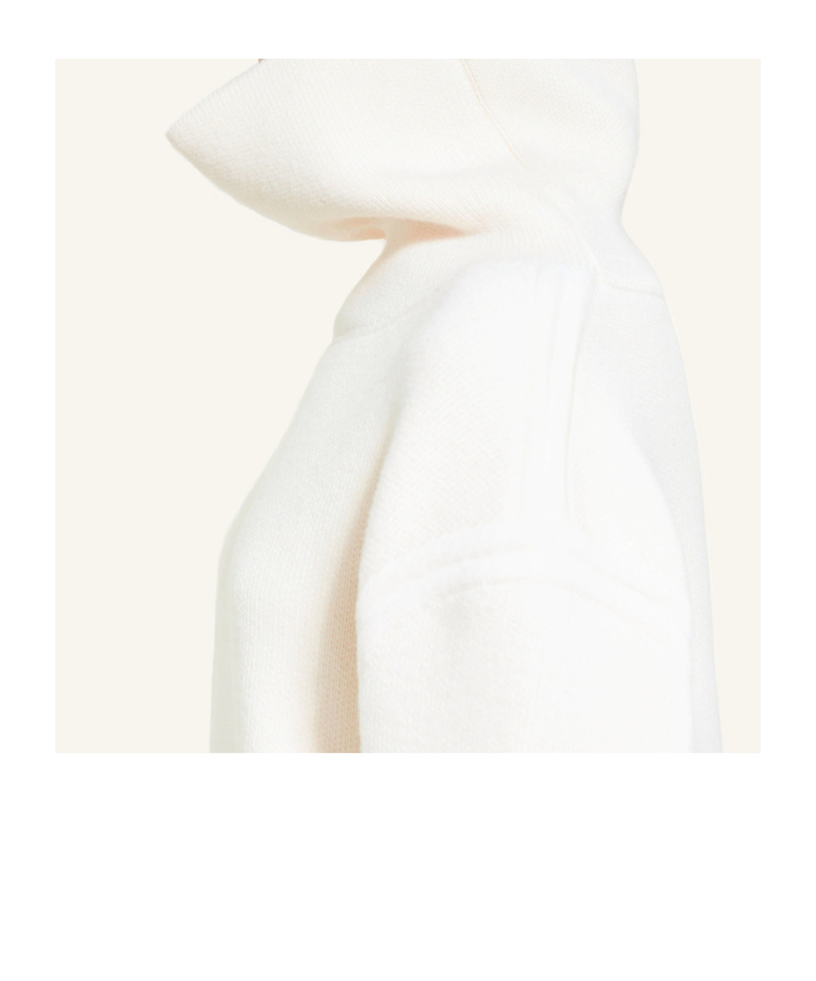 COURRÈGES OVERSIZED MOCK-NECK SWEATER