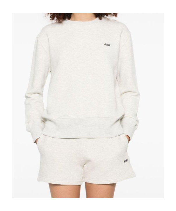 Autry Embroidered-logo Sweatshirt In White