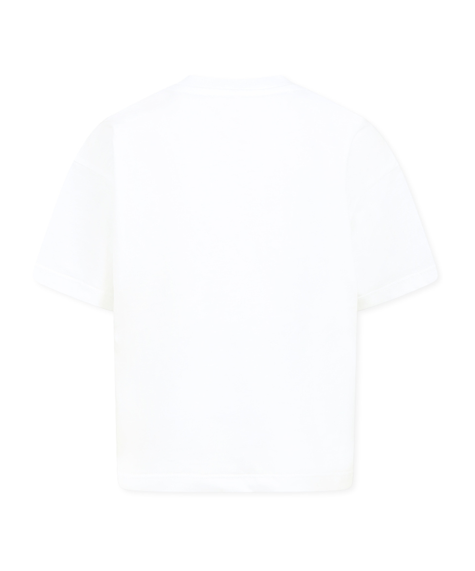 Msgm Short-sleeved T-shirt In White