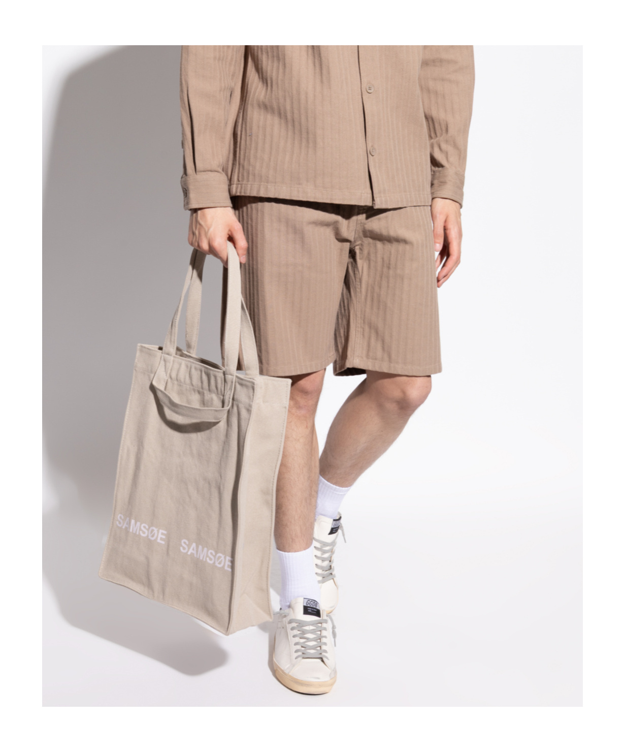 Golden Goose White Leather Lace-up Sneakers