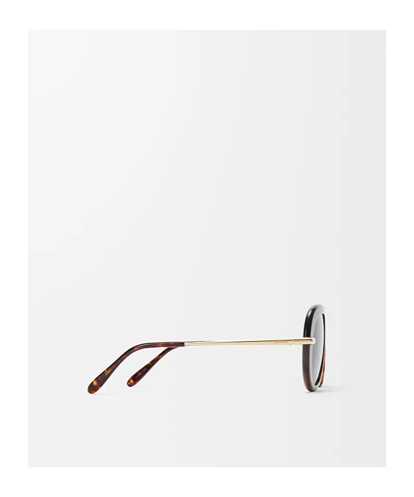 Loewe Occhiali Da Sole Pilot Slim In Brown