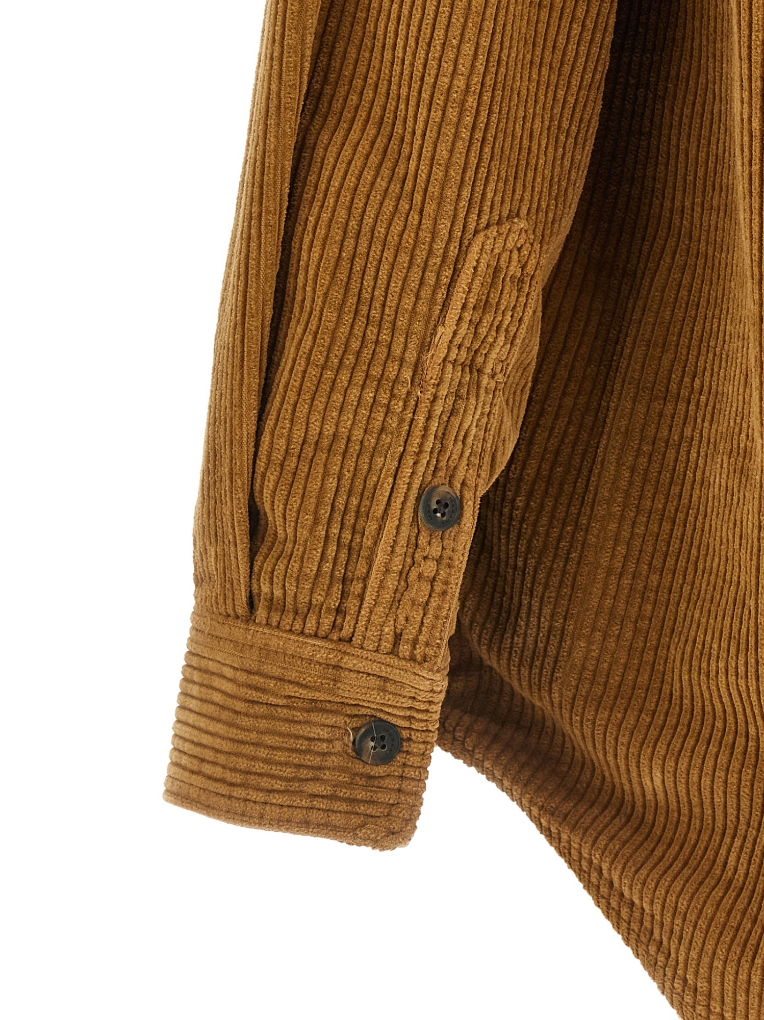 Isabel Marant Nario Shirt Nario Corduroy Shirt In Brown