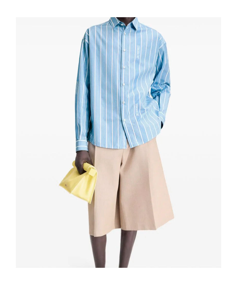 Jacquemus La Chemise Simon Logo Striped Shirt