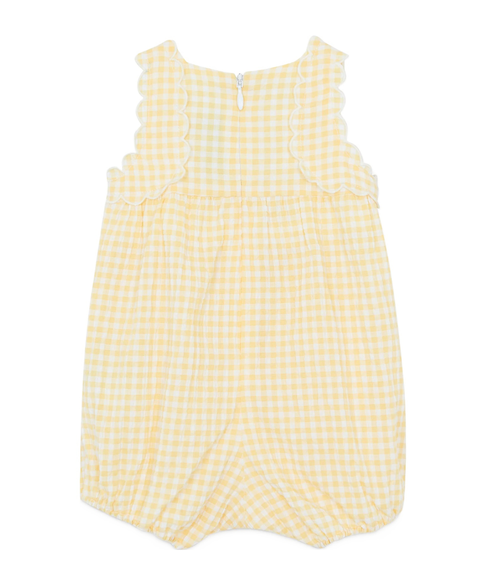 Tartine Et Chocolat Gingham-pattern Body In Yellow
