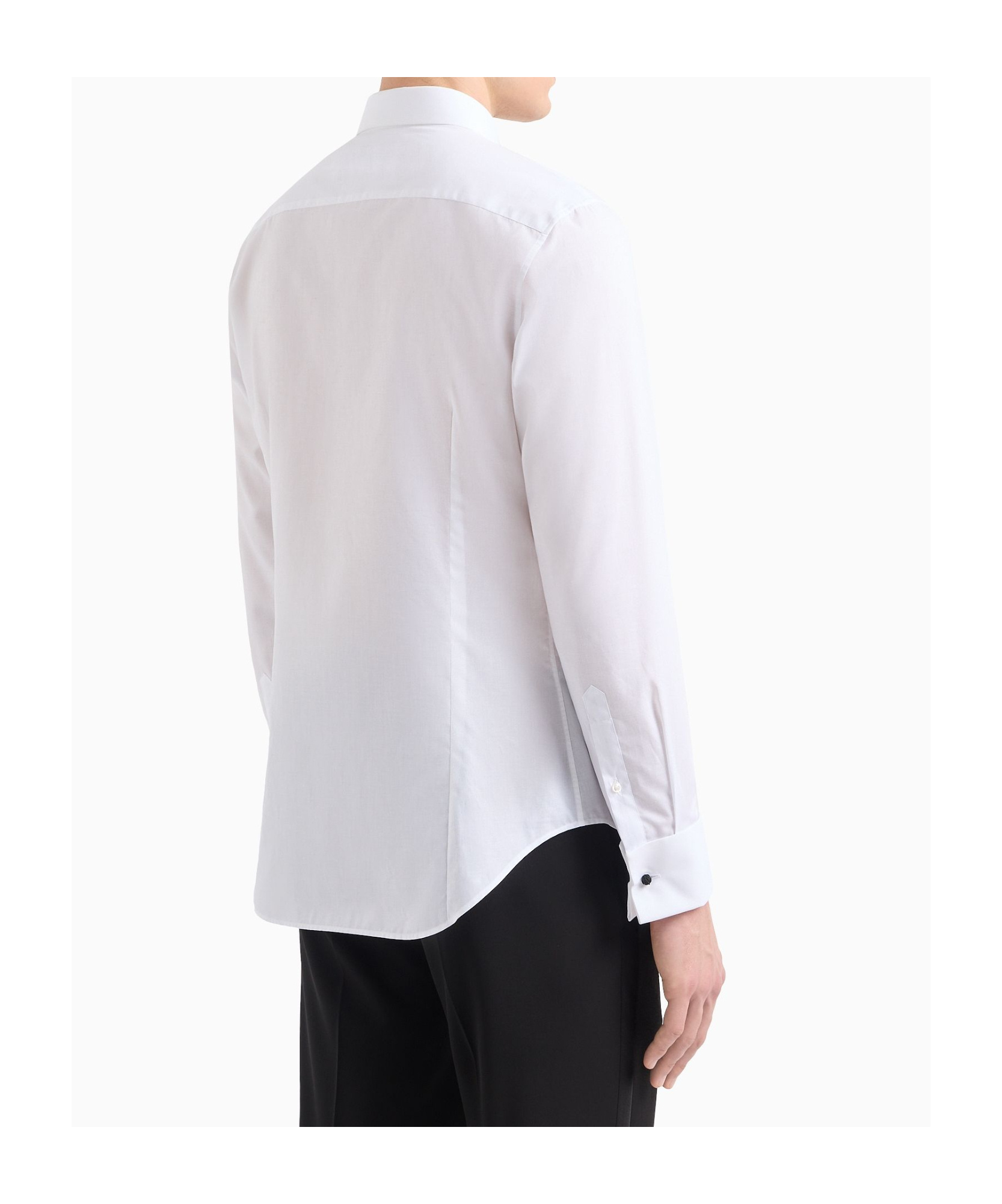 Giorgio Armani Long-sleeved Shirt In White