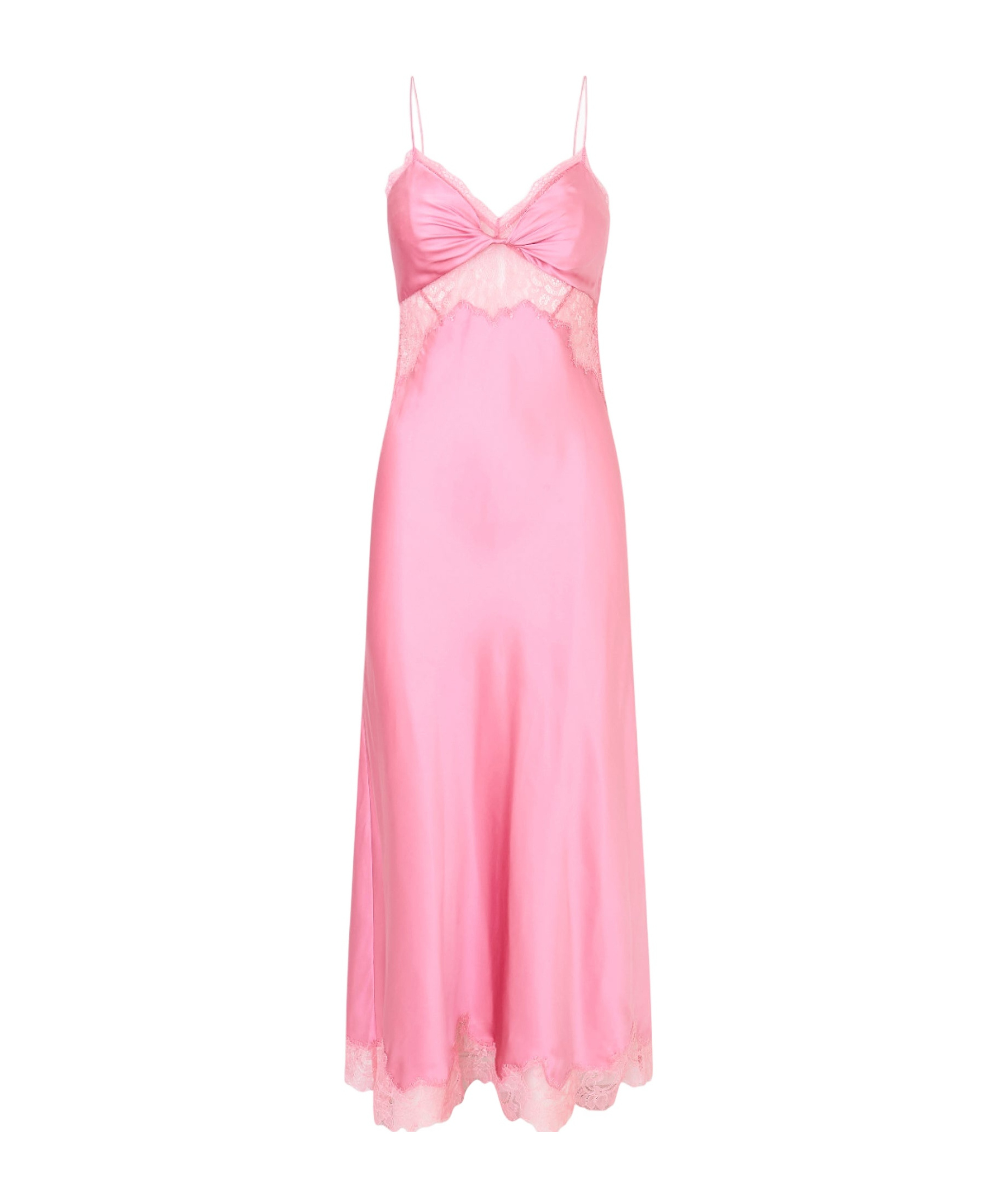 Loveshackfancy Orianna Silk-blend Maxi Slip Dress