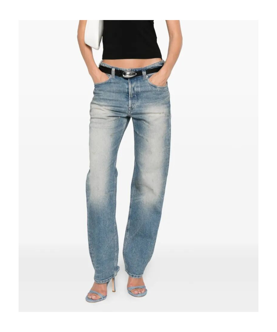 Diesel 1988 D-ark 09m21 Faded-effect Jeans In Blue