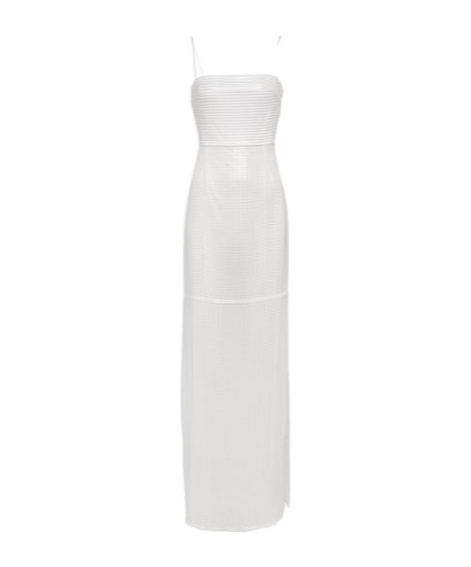 Galvan Bridal Iona Sequined Gown In White