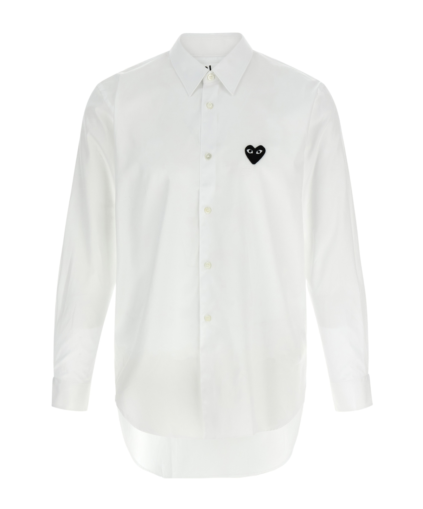 Comme Des Garçons Play Black Heart Shirt In Multi