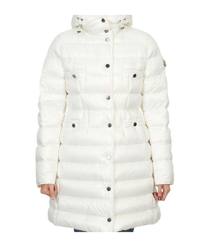 Moncler Long-sleeved Down Jacket In Black