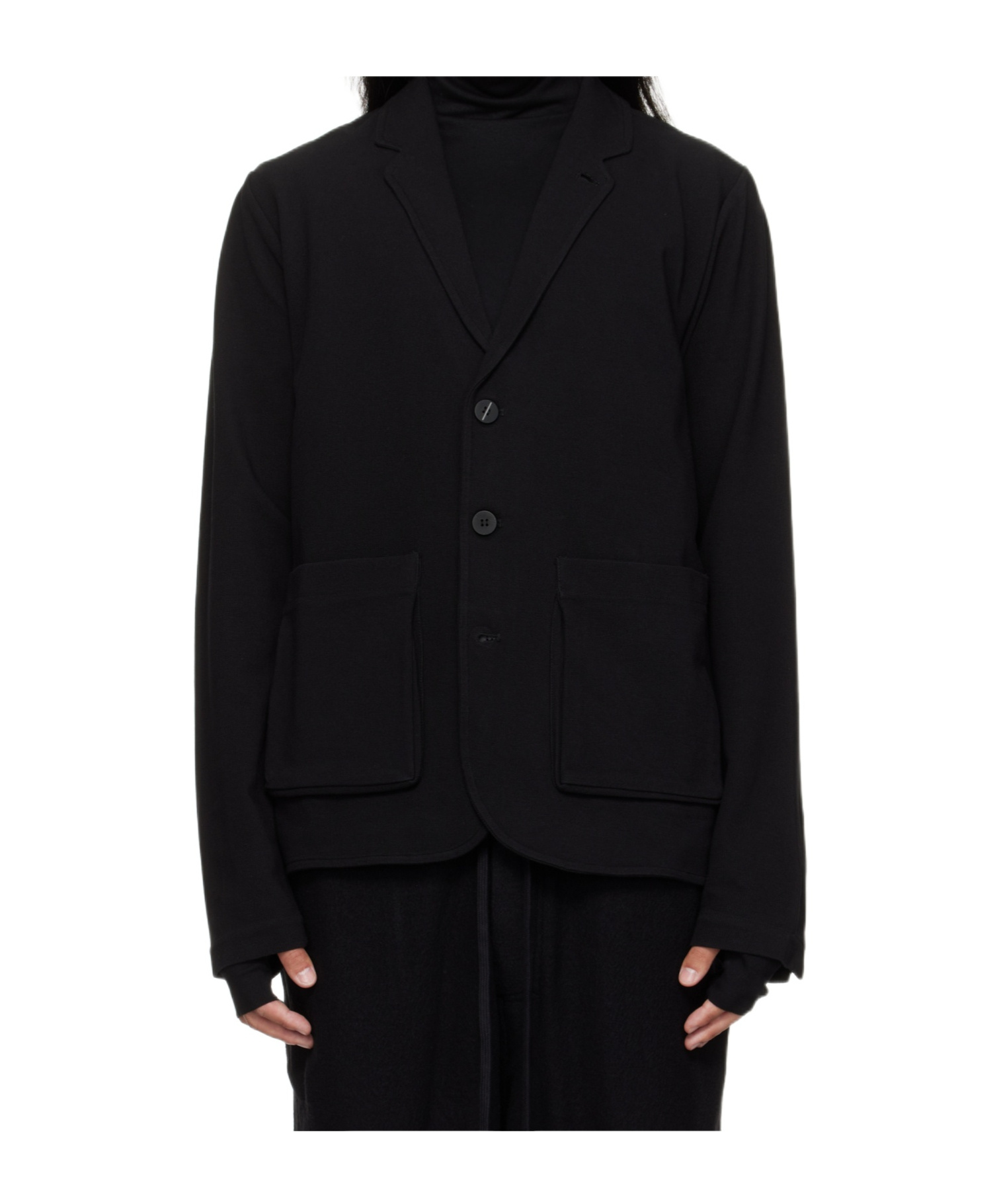 Thom Krom Black M Sj 676 Blazer In Black