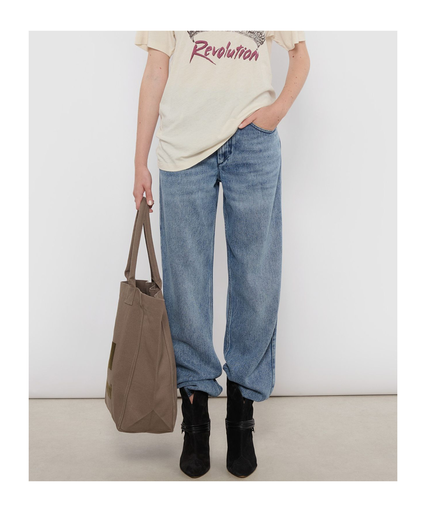 Isabel Marant Jeans With Belt Loops In Blue