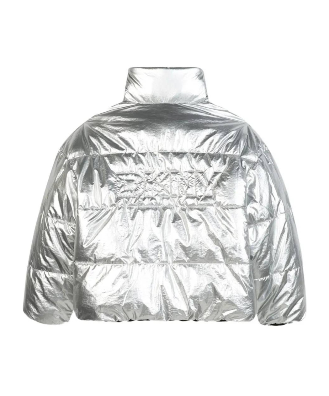 Dkny Quilted Puffer Jacket In Blue