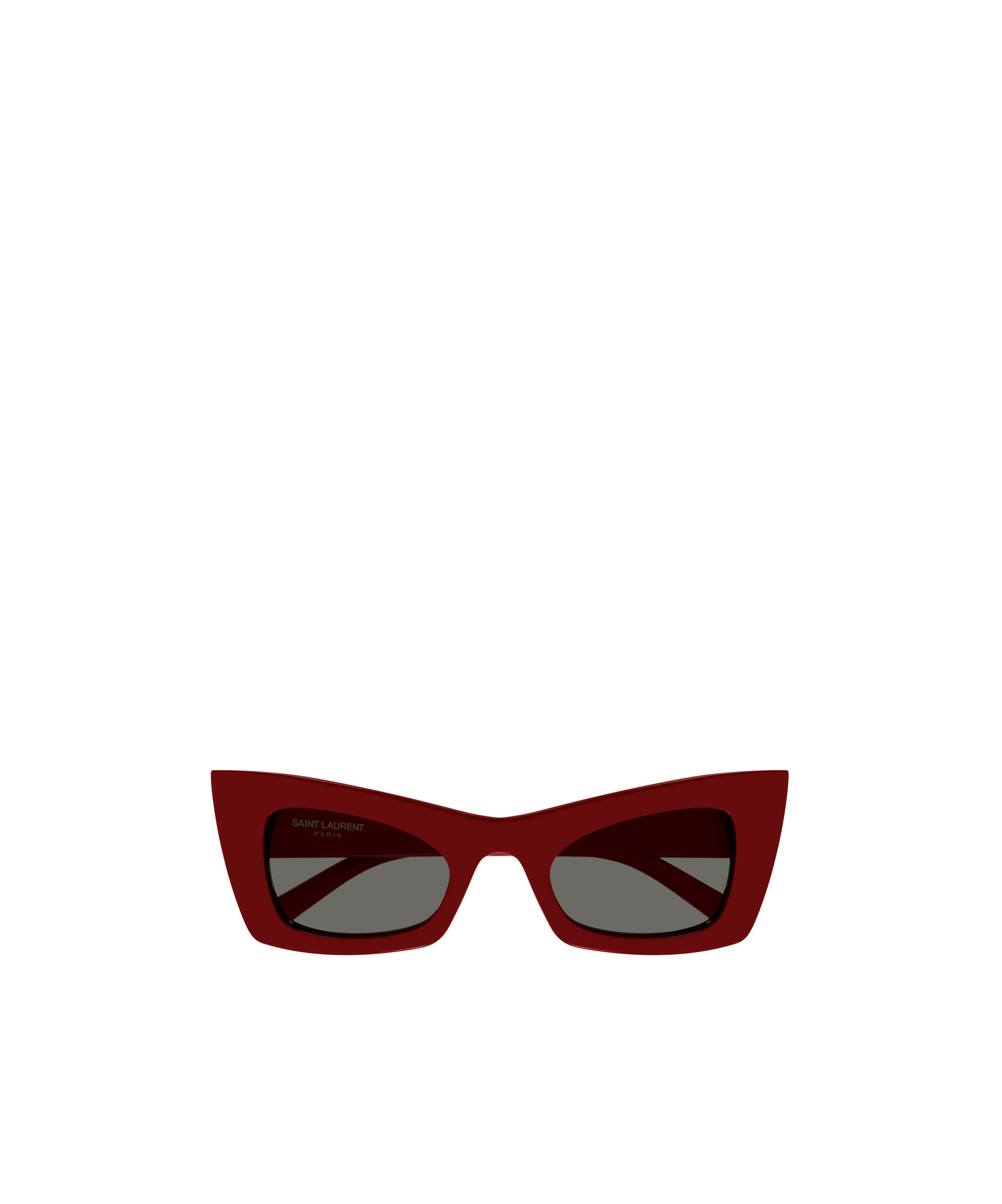 Shop Saint Laurent Cat-eye Sunglasses In Red