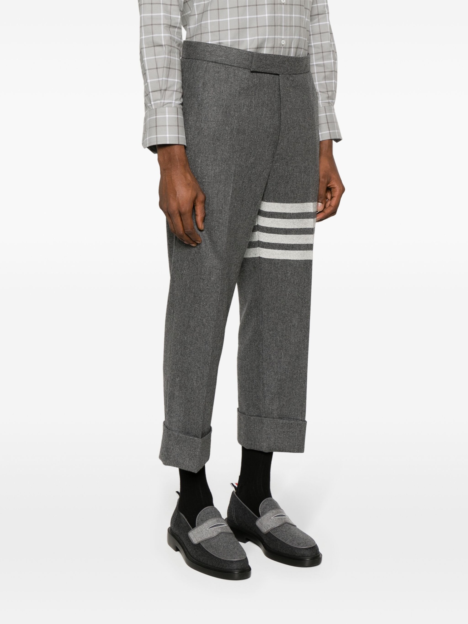 Thom Browne Re  Pants With In Black