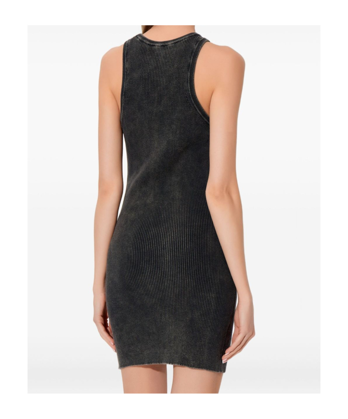 Diesel Cotton Dress In Black