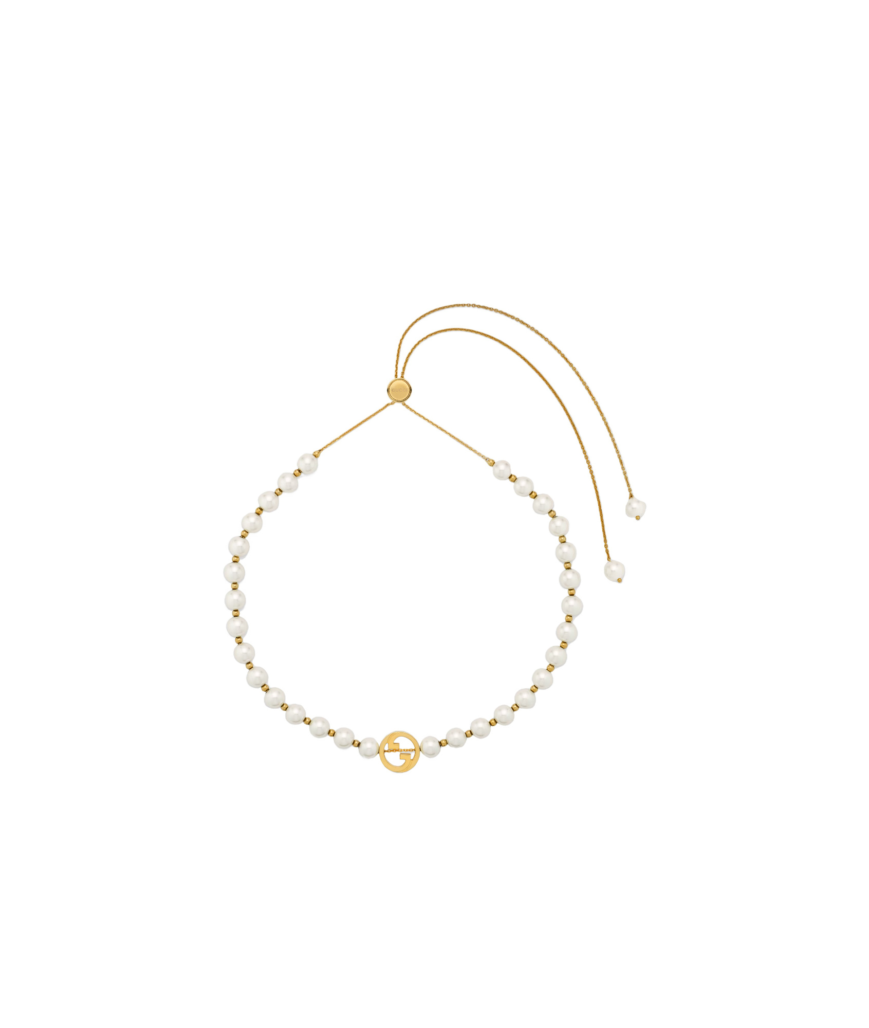 Gucci Interlocking Pearl Necklace