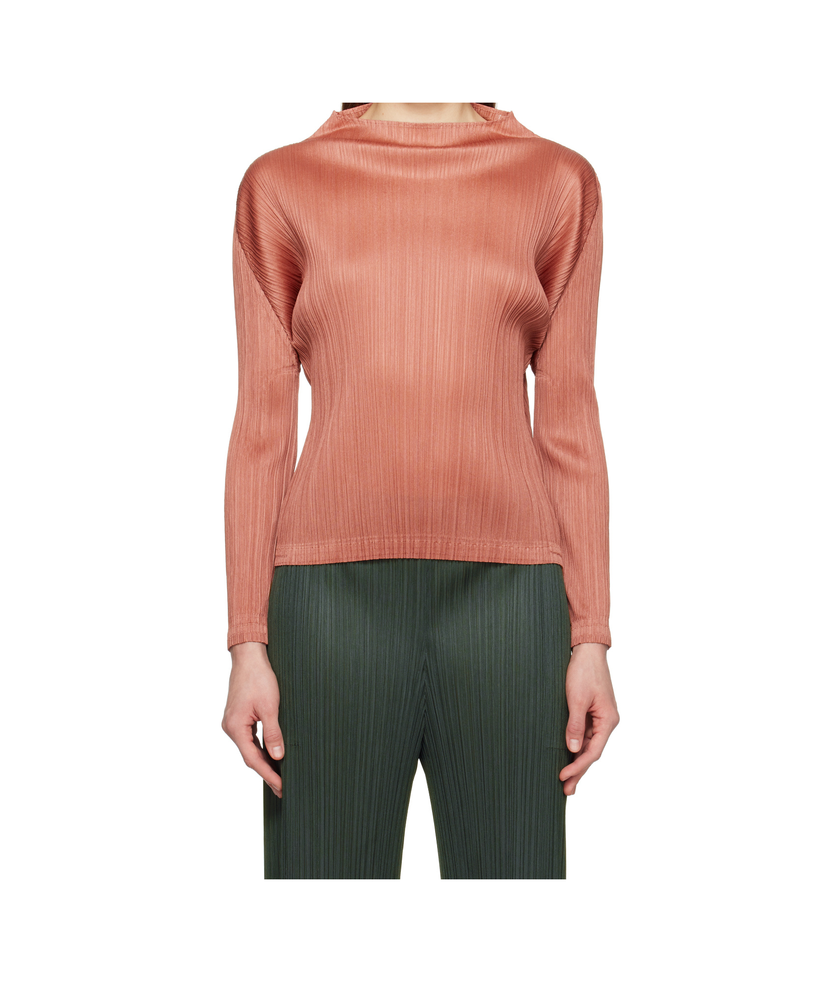 Shop Issey Miyake Monthly Colors: December Blouse In Pink