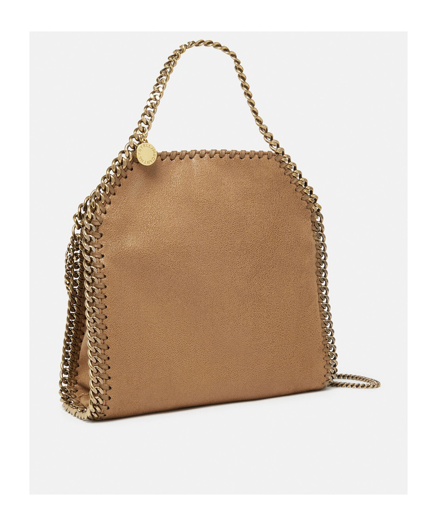 Stella Mccartney Chained Tote Bag In Brown