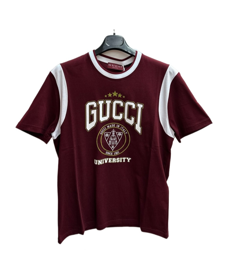 Gucci Short-sleeved T-shirt In Brown