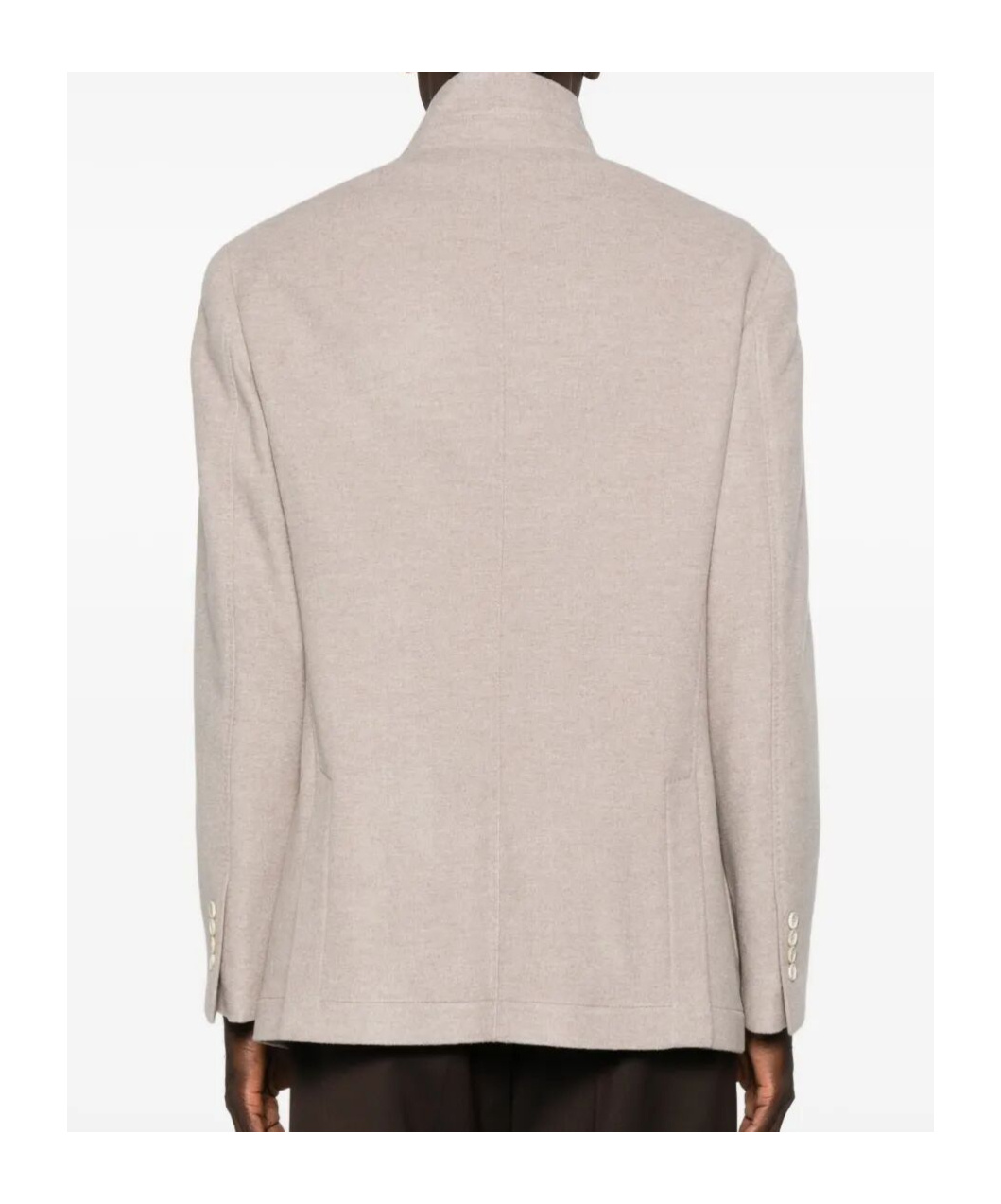 Brunello Cucinelli Cashmere Single-breasted Blazer In Multi
