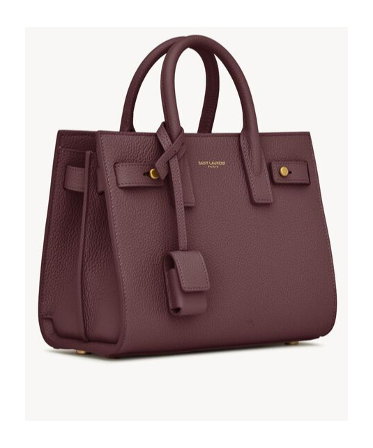 Saint Laurent Sac De Jour Shoulder Bag In Red