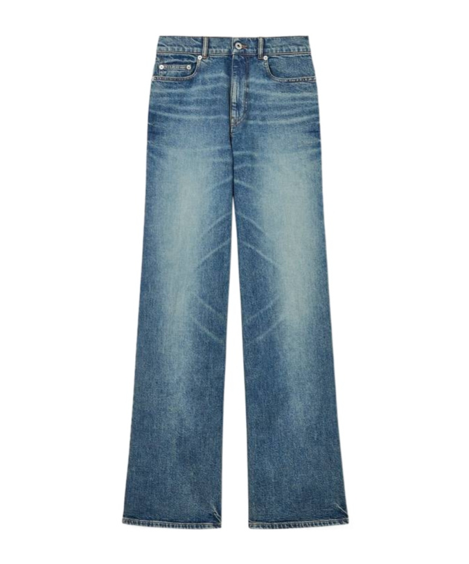 Kenzo Belt-loop Jeans In Blue