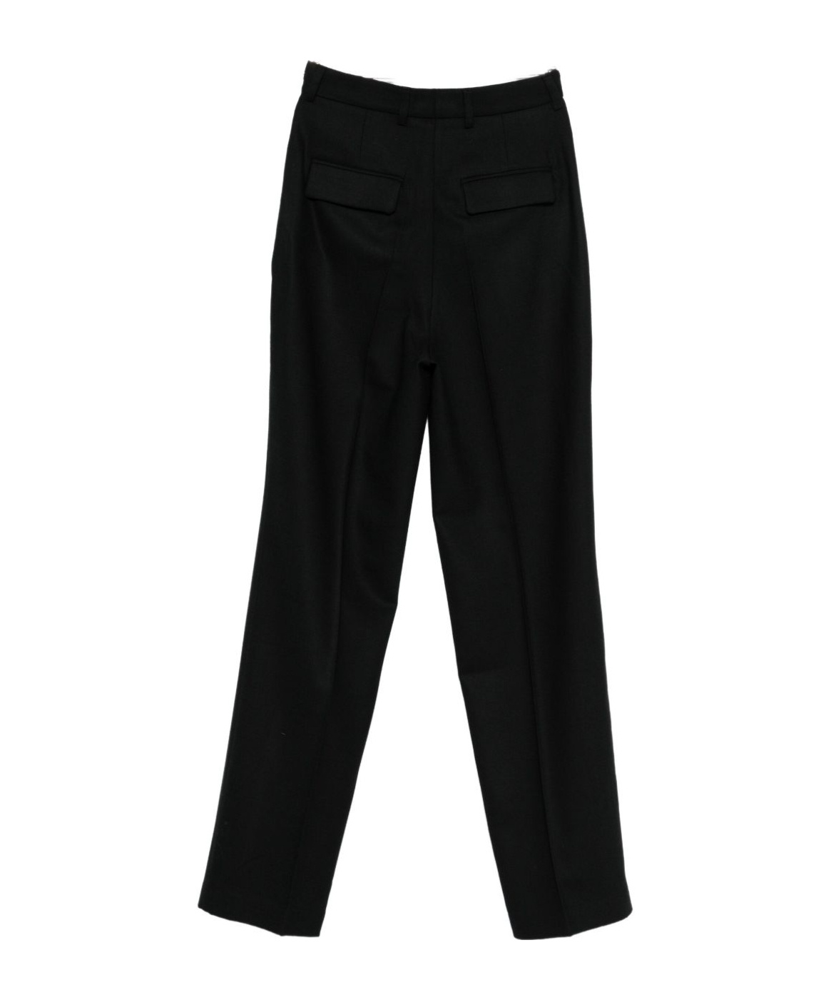 Semicouture Straight-leg Casual Pants In Black