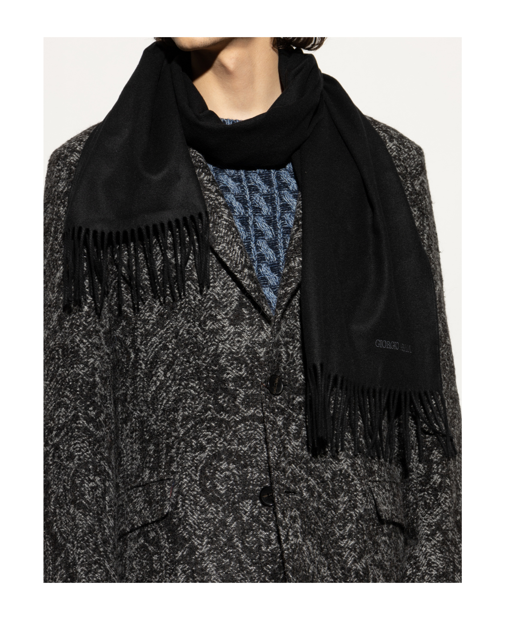 Giorgio Armani Fringed Scarf
