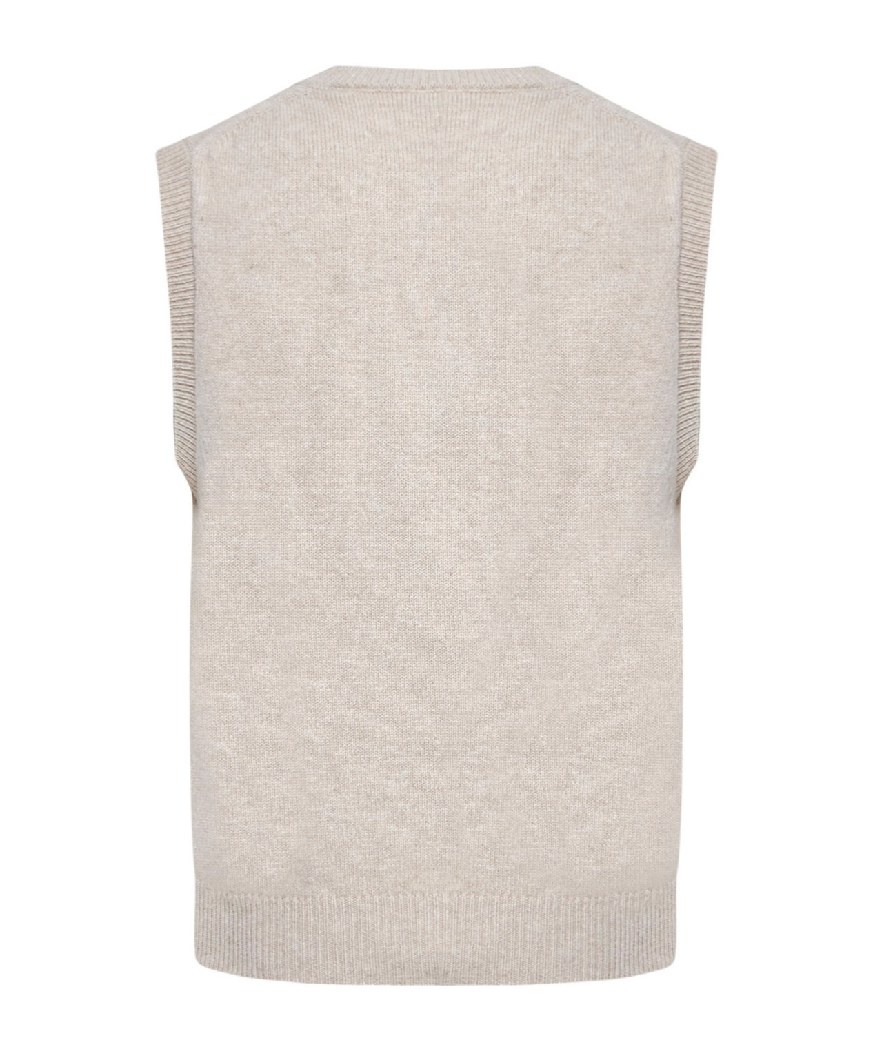 Kenzo 'boke Flower' Embroidered Sleeveless Jumper In Nude