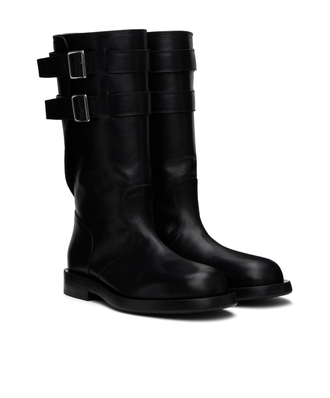Ann Demeulemeester Black Milan Soft Biker Boots