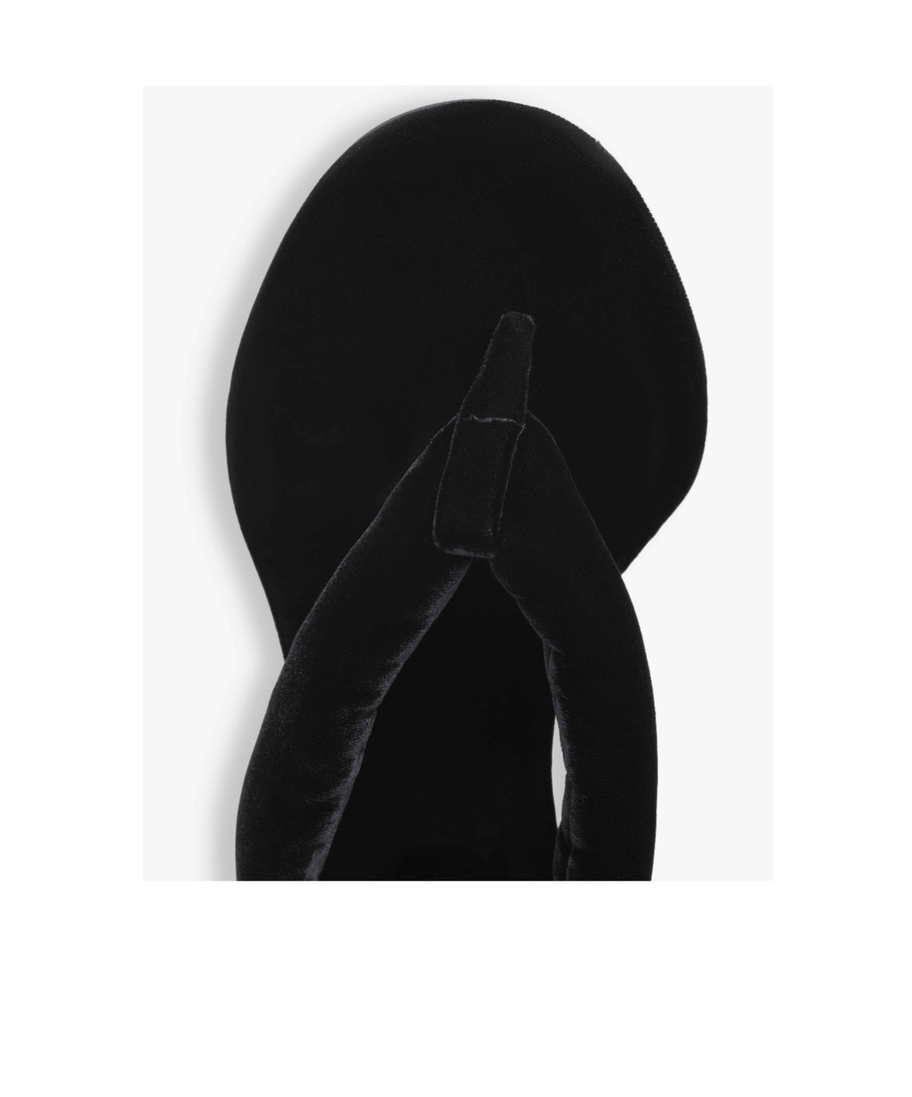 Alaïa Velvet Heel Flip-flops Mule In Black