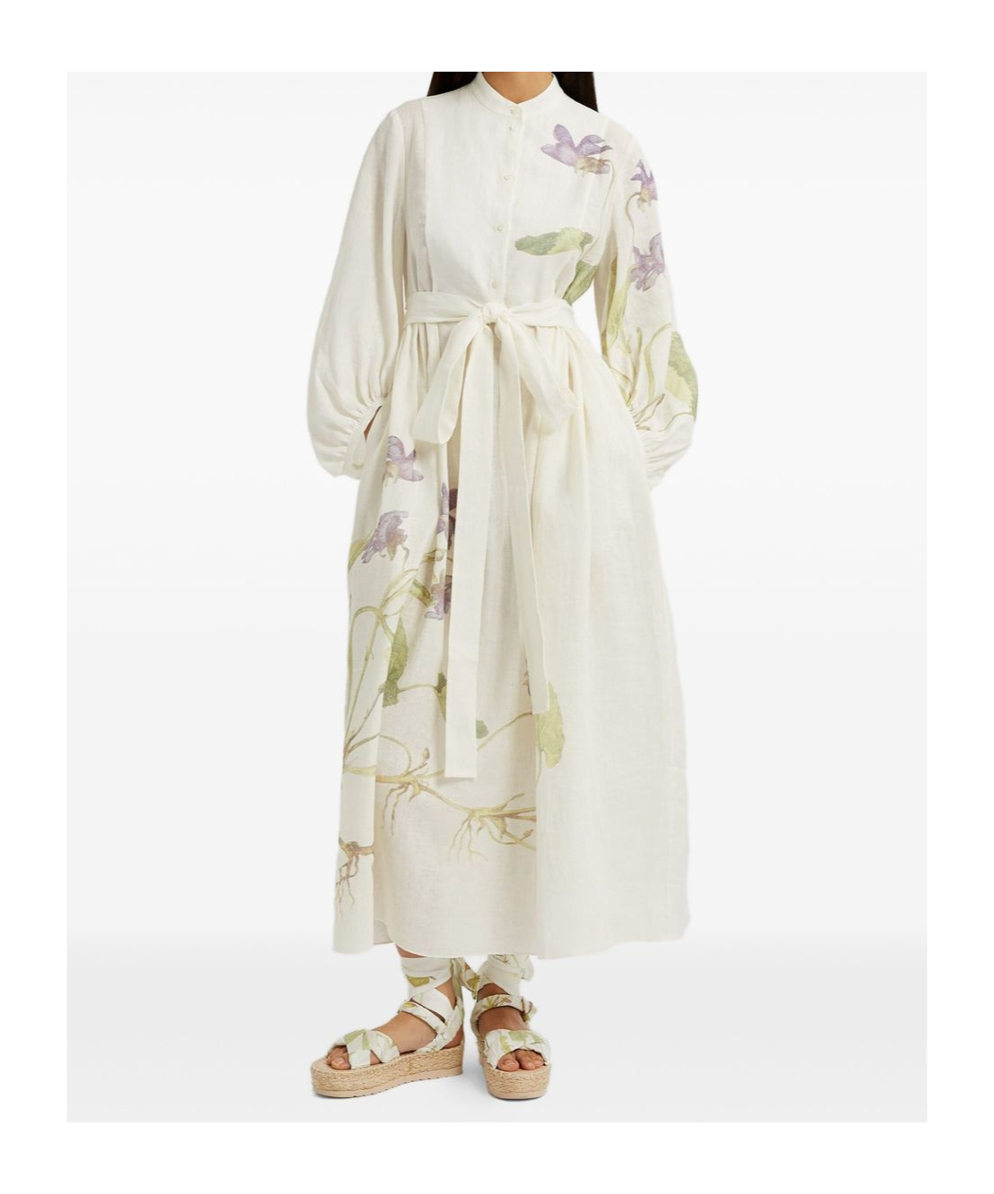 ERDEM LONG SLEEVE DRESS