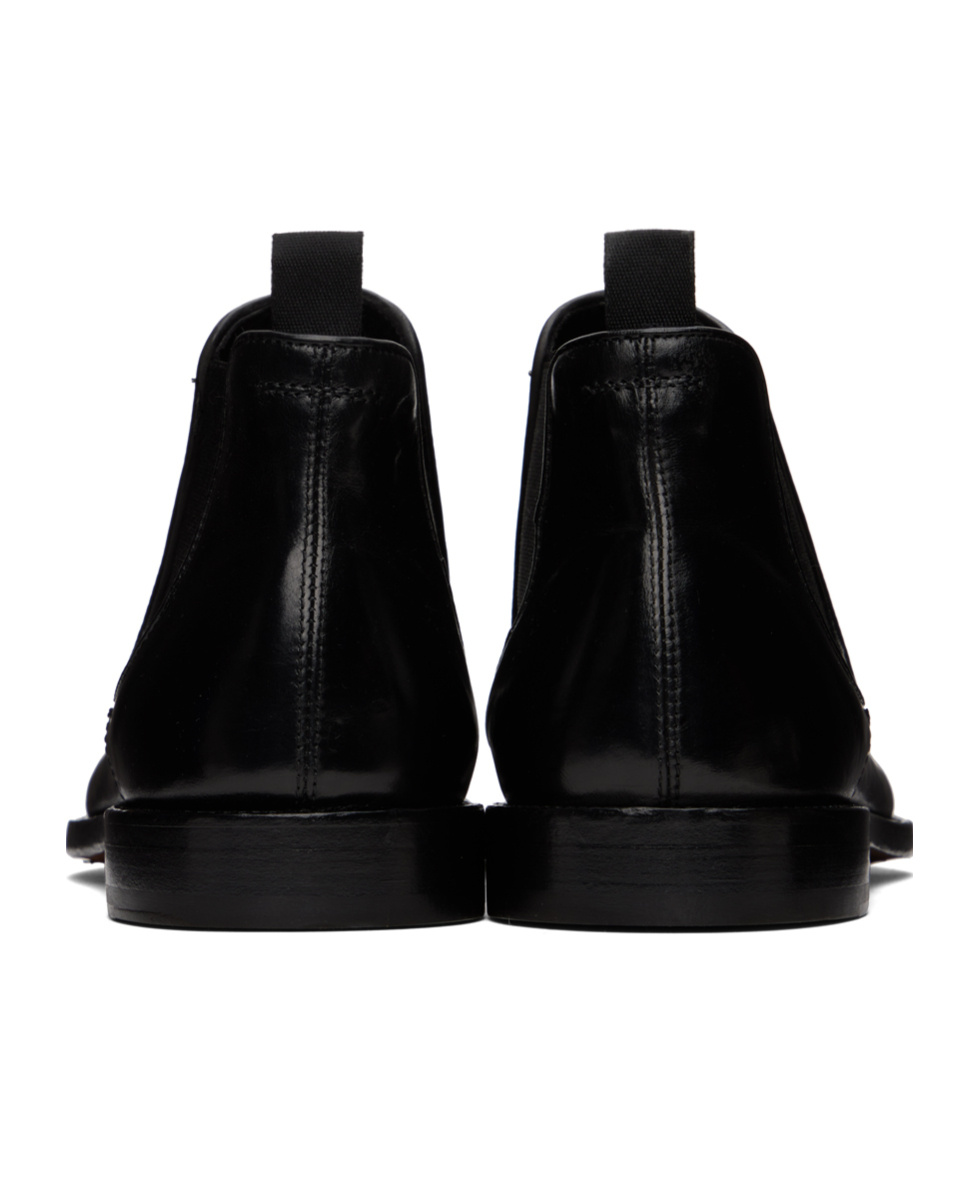 Officine Creative Black Signature 002 Boots In Black