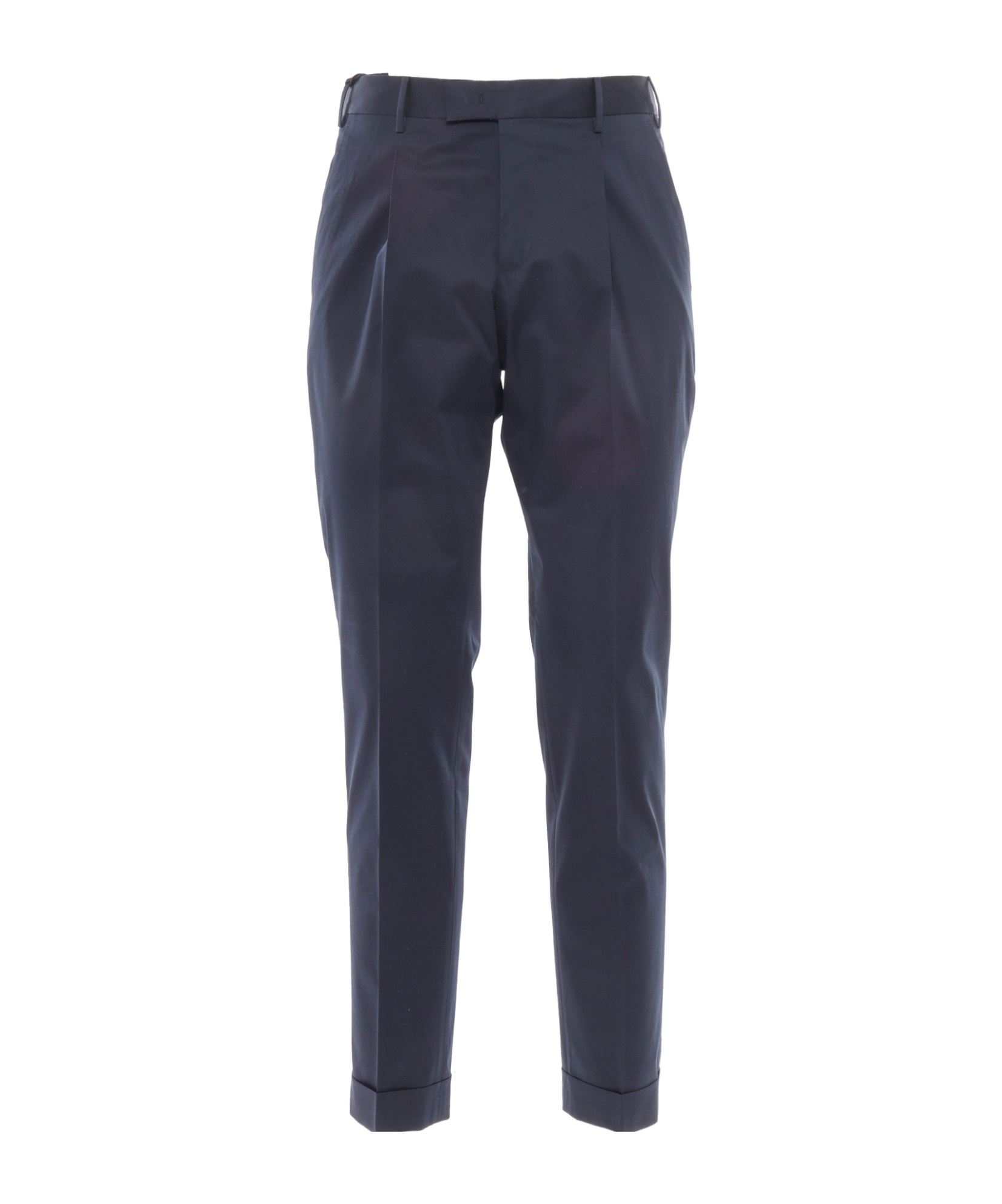 Pt01 Belt Loop Casual Pants In Blue