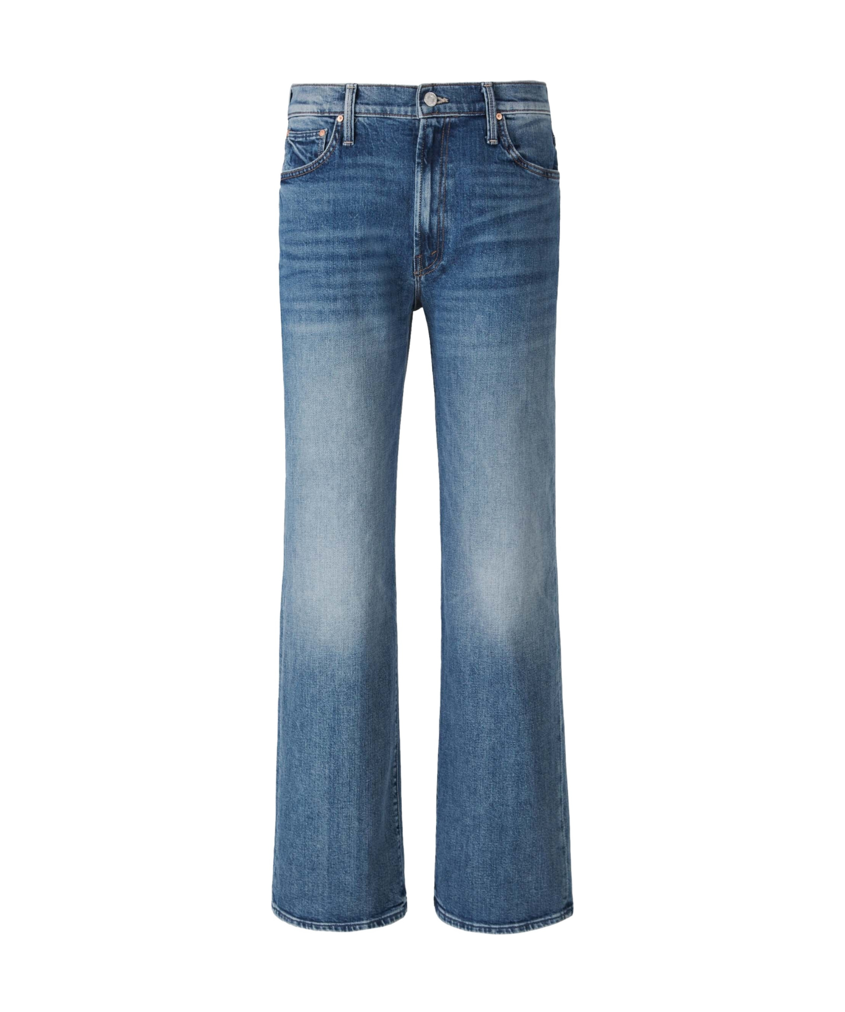 Mother Blue The Mid Rise Maven Sneaker Jeans In Blue