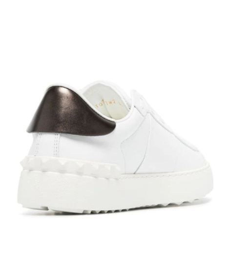 Valentino Vltn Open Sneakers In White