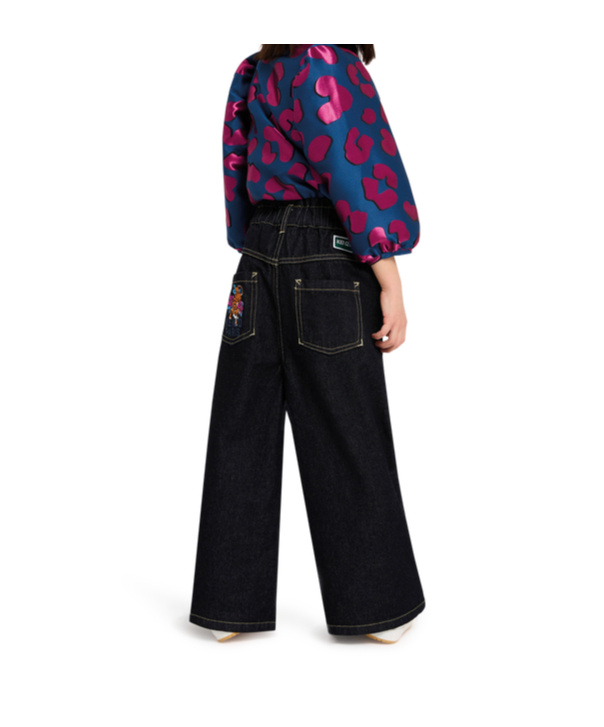 Kenzo Belt-loop Jeans In Black