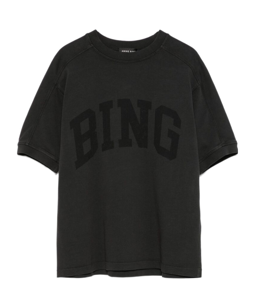 Shop Anine Bing Jaylin T-shirt In Black