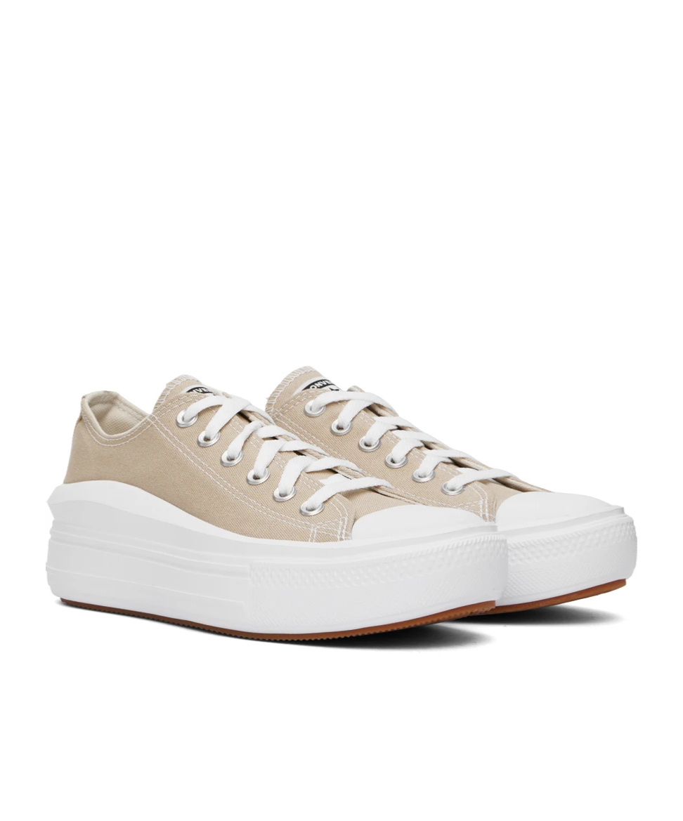 Converse Chuck Taylor All Star Move Low-top Casual Trainers In White