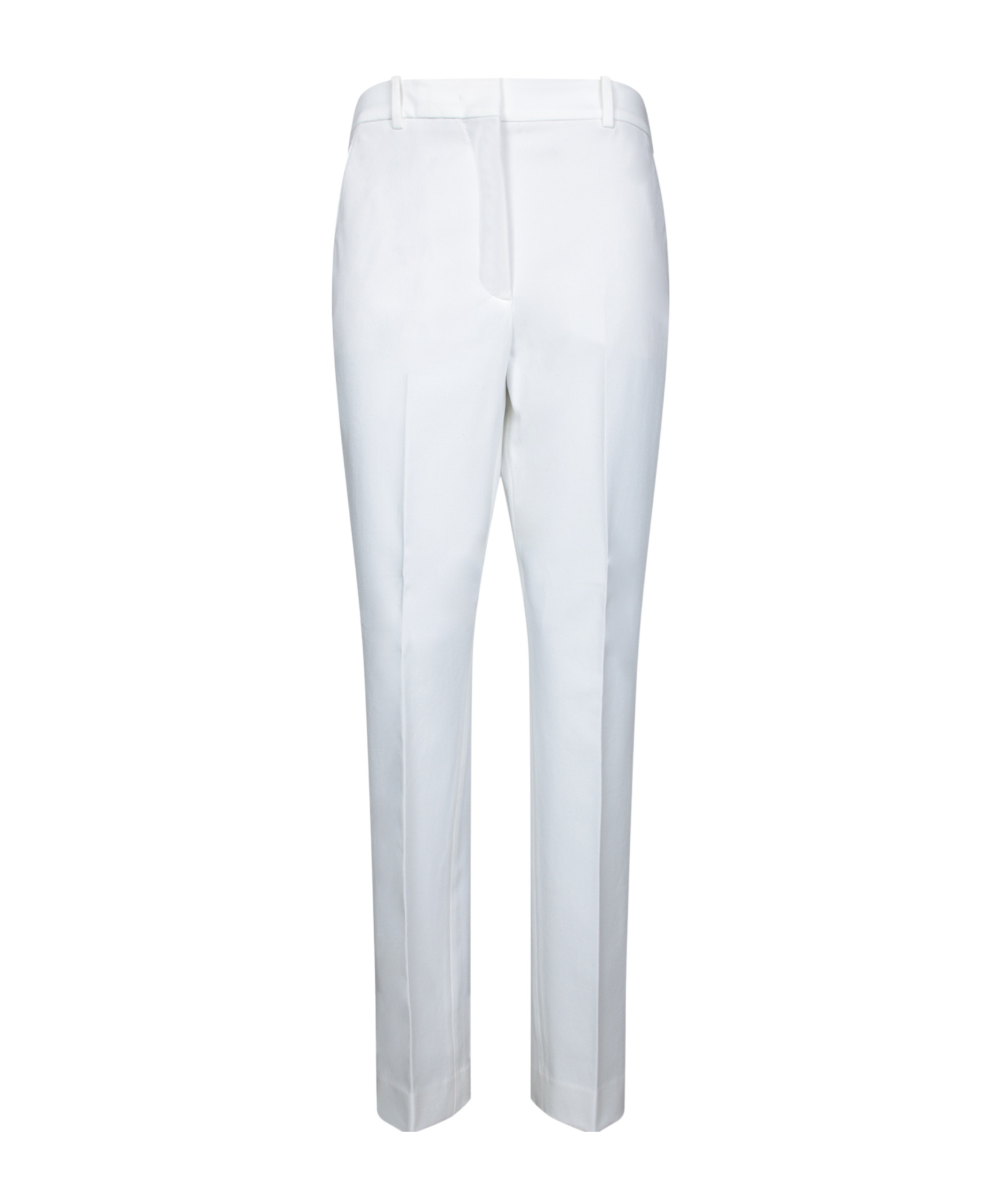 Incotex Straight-leg White Trousers With Tailored Silhouette In White
