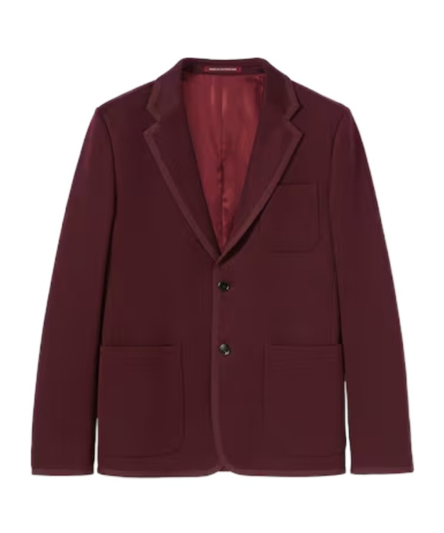 Gucci Textured Jersey Gg Jacket In Brown